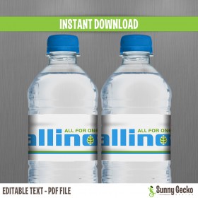 Cars 2 Allinol Birthday Bottle Labels or Napkin Rings